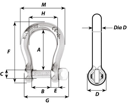 Self-locking Bow Shackle