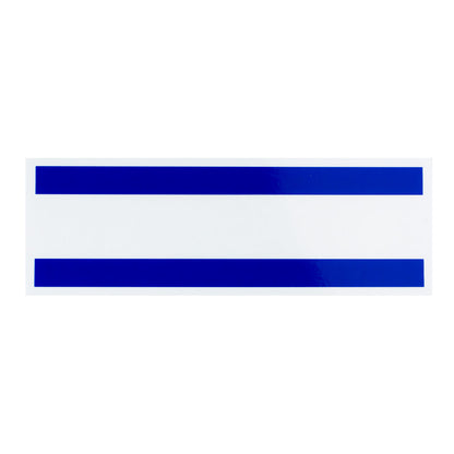Measurement band sticker for Optimist Blackgold / Silver spars